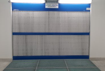 1. Varnish booths with dry filtration
